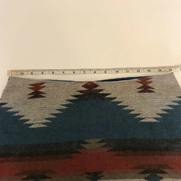 American Eagle Wool Blend Aztec Mexican Skirt NWT - Picture 4 of 7